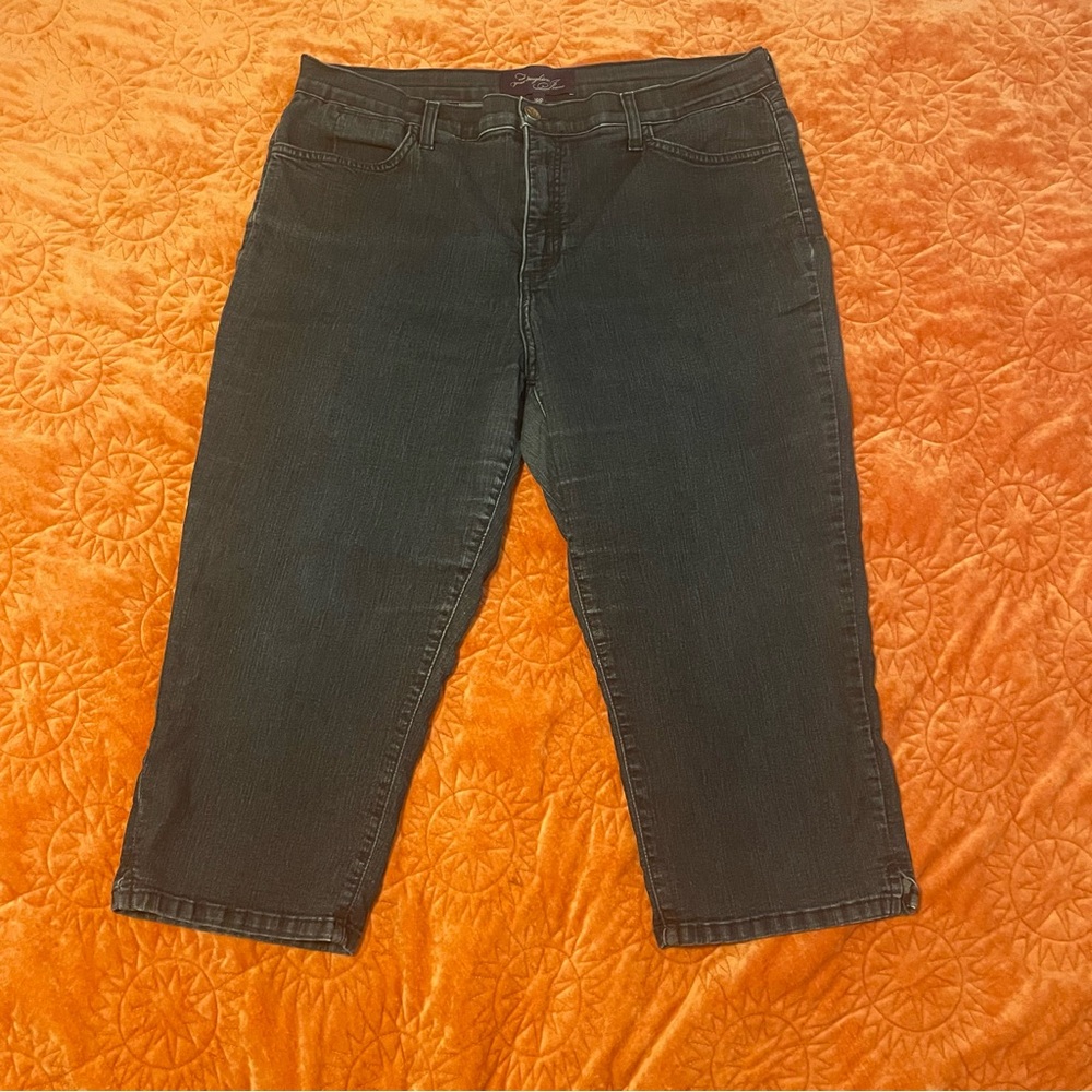 NYDJ Dark Blue Denim Capris 18 P
